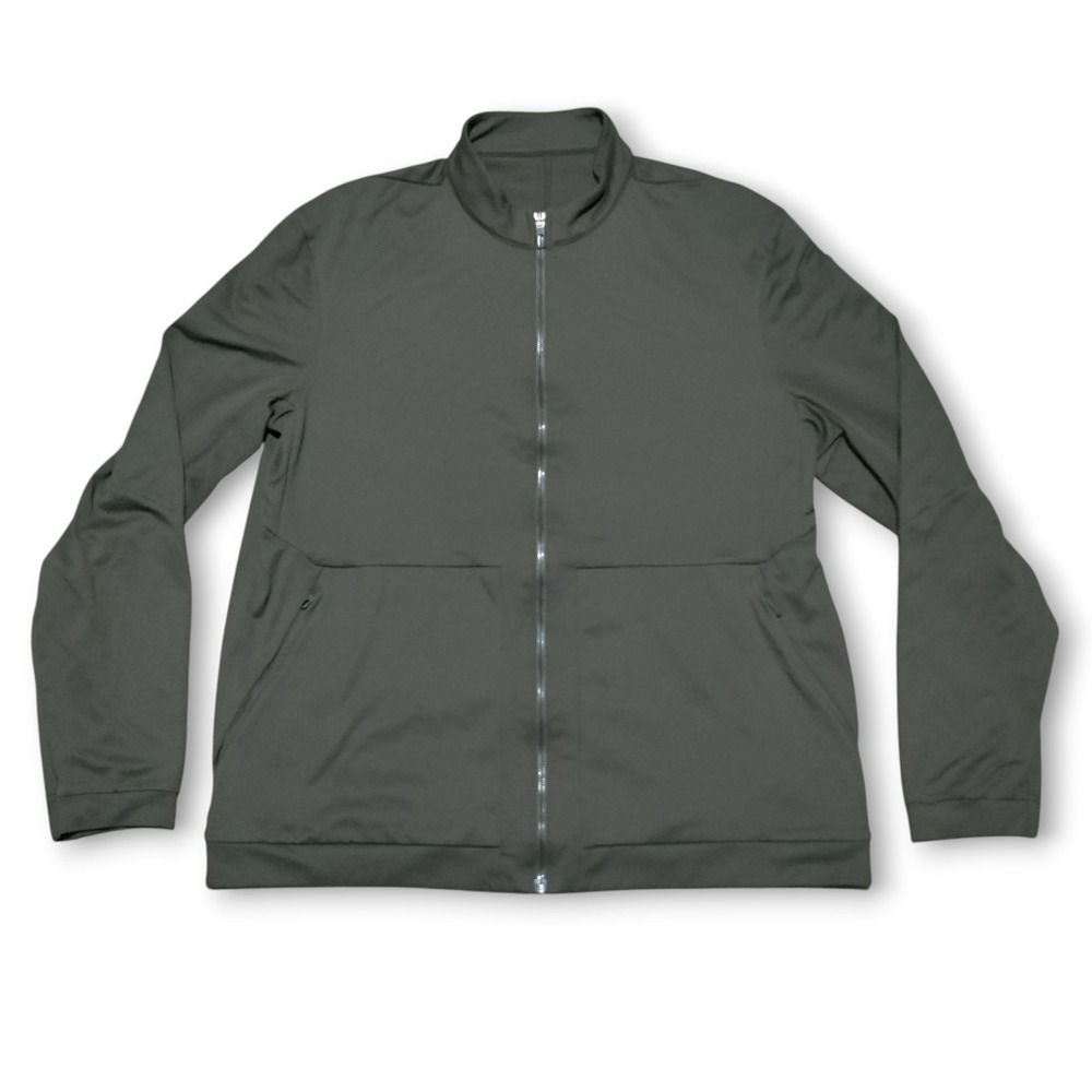Lululemon Jacket Mens XXL Green‎ Division Full Zip Track Athletic Gym Running
